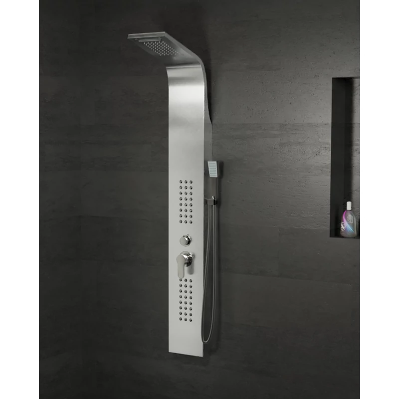 Alegre Silver Panel duș, oțel inoxidabil