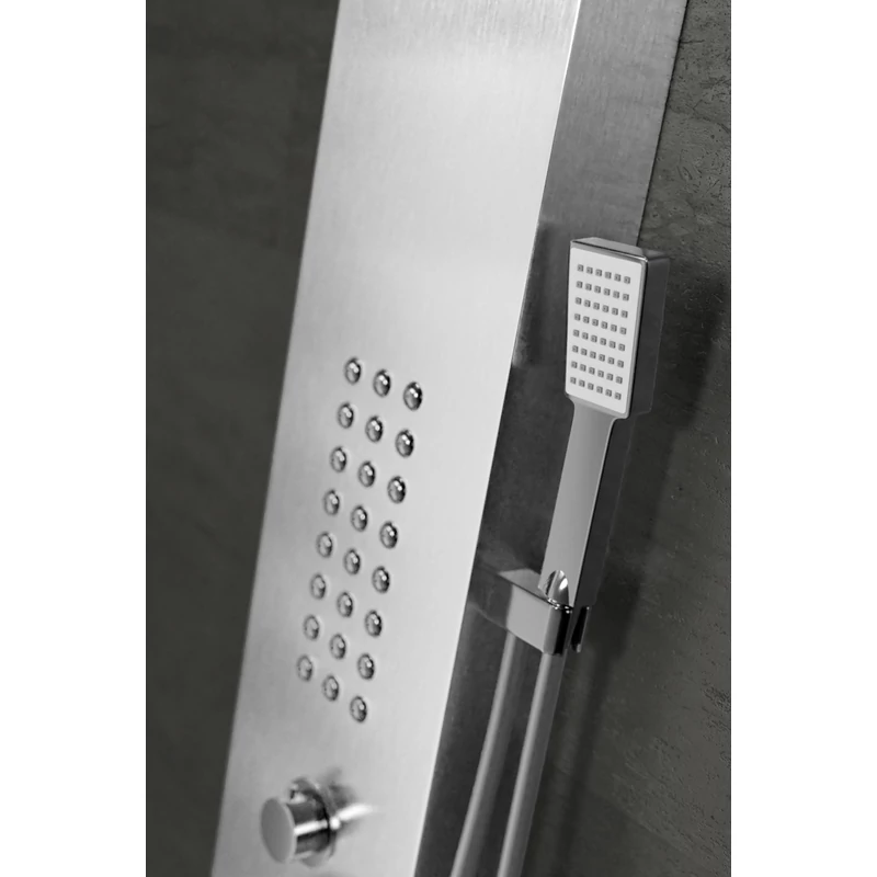 Alegre Silver Panel duș, oțel inoxidabil