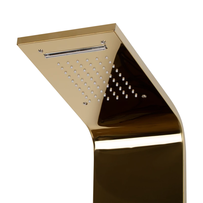 Gold || Panel duș, oțel inoxidabil