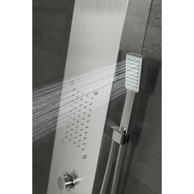 Merin || Silver Panel duș, oțel inoxidabil