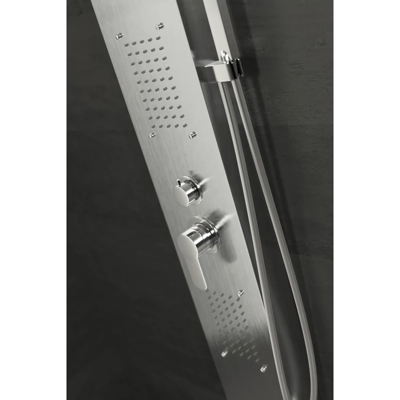 Merin || Silver Panel duș, oțel inoxidabil