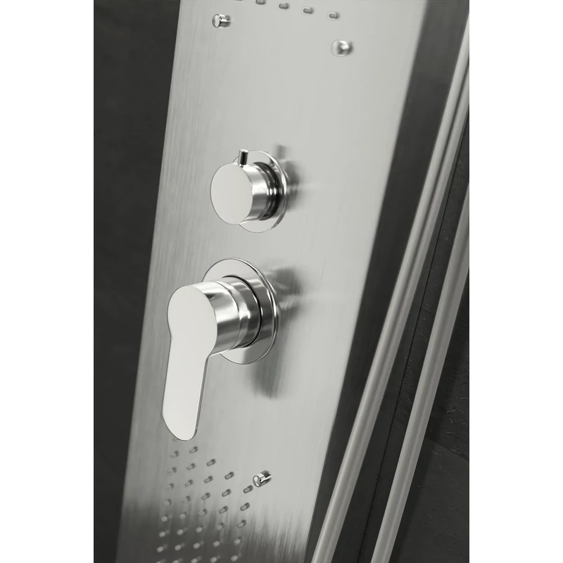 Merin || Silver Panel duș, oțel inoxidabil