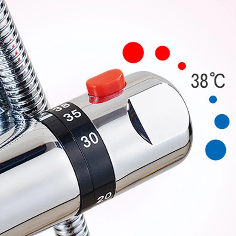 Tulle || Set de duș cu baterie termostatică