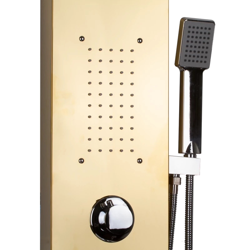 Gold || Panel duș, oțel inoxidabil