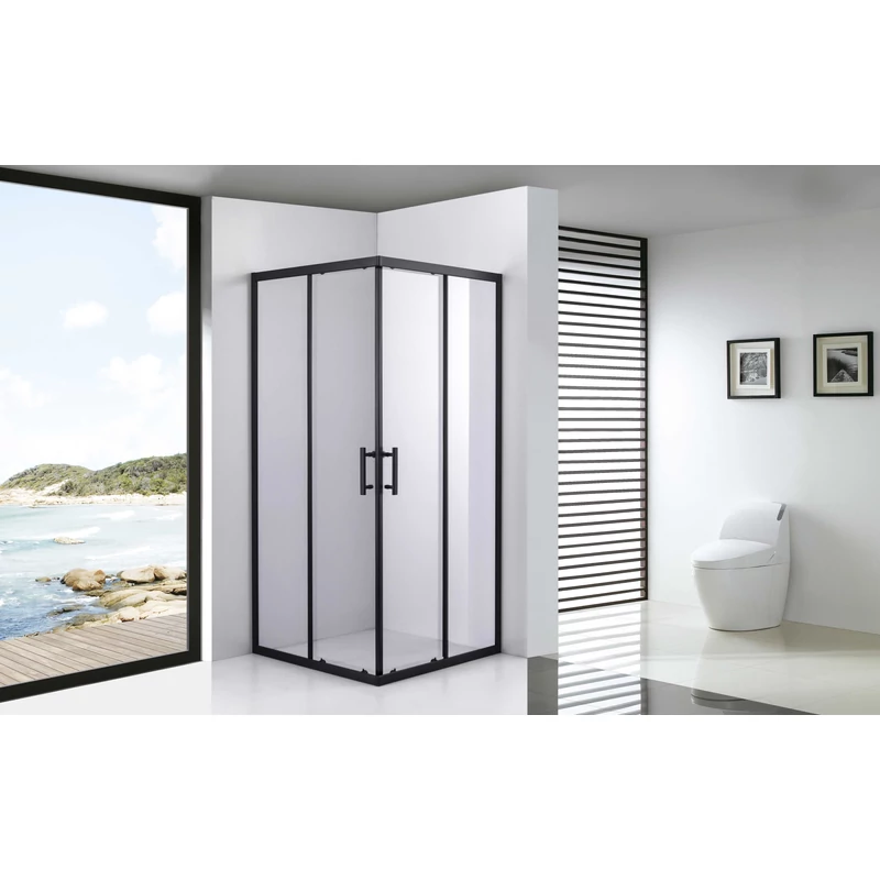 Toulon || 6mm Black Cabină de duș 70*70 190cm