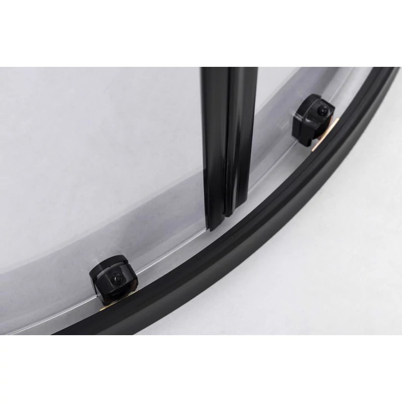 Avignon || 6mm Black curbată Cabină de duș 70*70 190cm